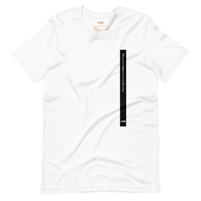 joyride club t shirt for car lovers, the road to happiness is a joyride away, front, white